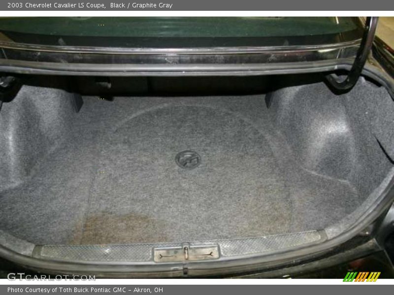 Black / Graphite Gray 2003 Chevrolet Cavalier LS Coupe