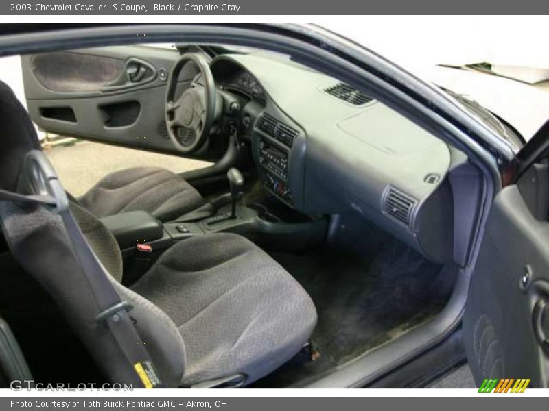 Black / Graphite Gray 2003 Chevrolet Cavalier LS Coupe