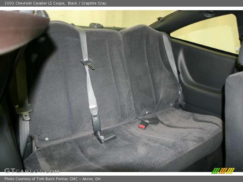 Black / Graphite Gray 2003 Chevrolet Cavalier LS Coupe