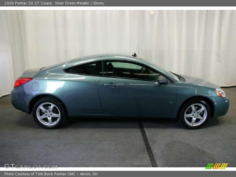 Silver Green Metallic / Ebony 2009 Pontiac G6 GT Coupe
