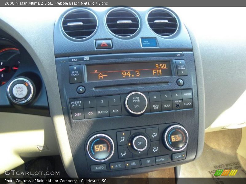 Pebble Beach Metallic / Blond 2008 Nissan Altima 2.5 SL
