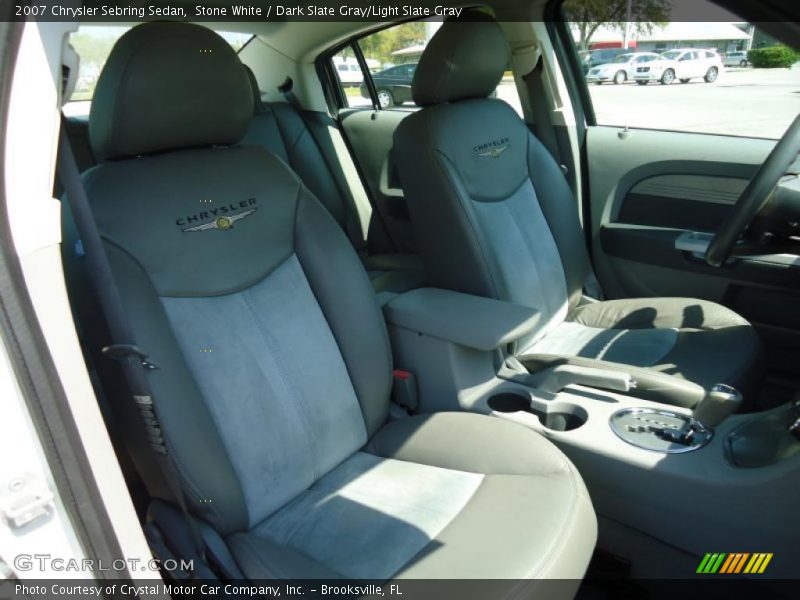 Stone White / Dark Slate Gray/Light Slate Gray 2007 Chrysler Sebring Sedan