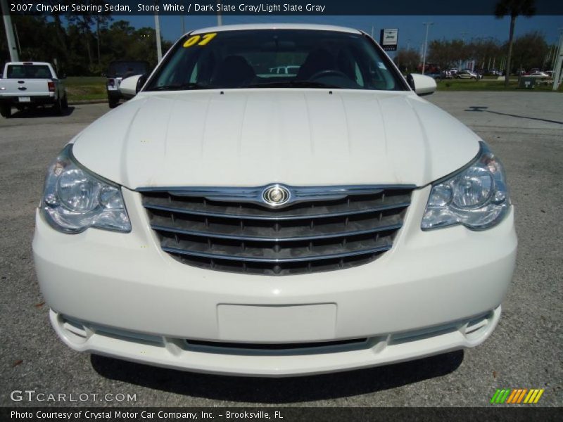 Stone White / Dark Slate Gray/Light Slate Gray 2007 Chrysler Sebring Sedan