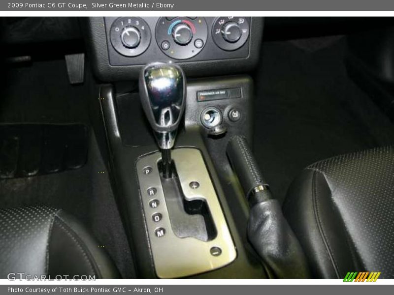Silver Green Metallic / Ebony 2009 Pontiac G6 GT Coupe