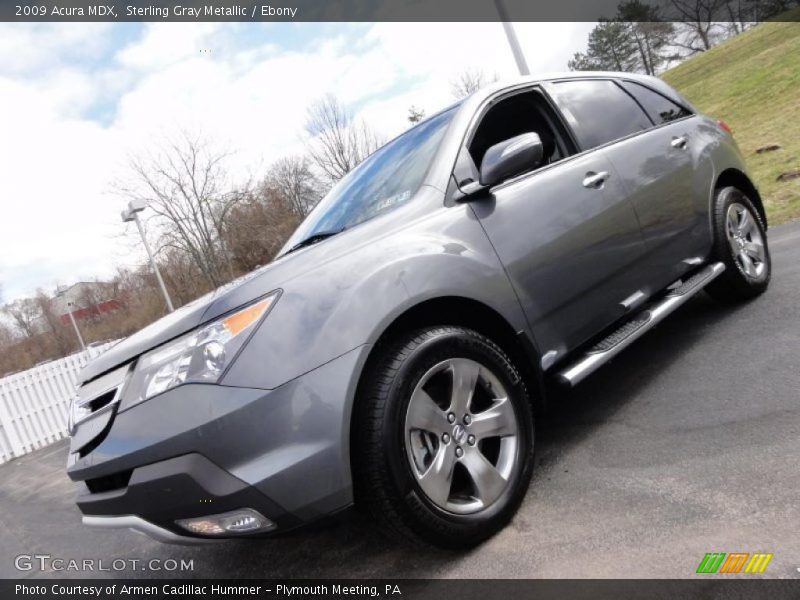 Sterling Gray Metallic / Ebony 2009 Acura MDX
