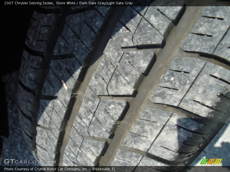 Stone White / Dark Slate Gray/Light Slate Gray 2007 Chrysler Sebring Sedan