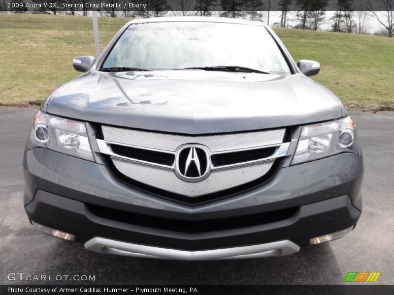 Sterling Gray Metallic / Ebony 2009 Acura MDX