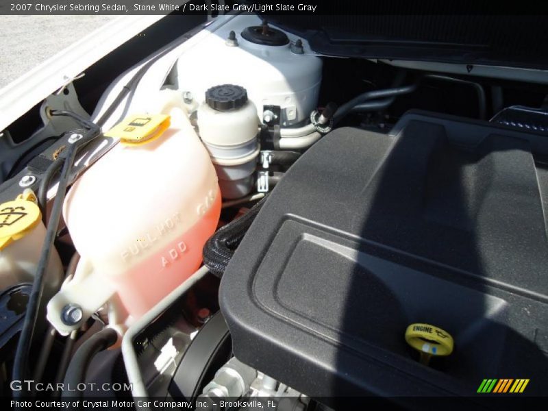 Stone White / Dark Slate Gray/Light Slate Gray 2007 Chrysler Sebring Sedan