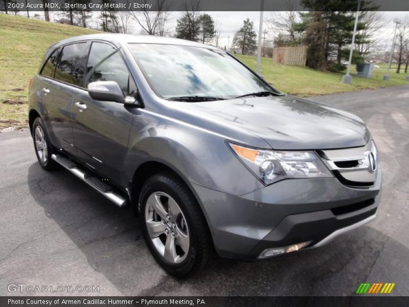 Sterling Gray Metallic / Ebony 2009 Acura MDX