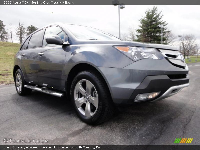 Sterling Gray Metallic / Ebony 2009 Acura MDX