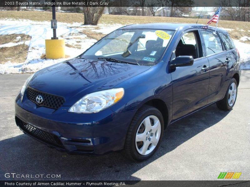 Indigo Ink Blue Metallic / Dark Gray 2003 Toyota Matrix