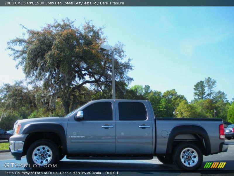 Steel Gray Metallic / Dark Titanium 2008 GMC Sierra 1500 Crew Cab