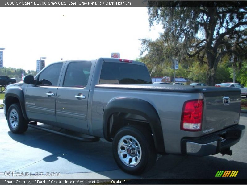 Steel Gray Metallic / Dark Titanium 2008 GMC Sierra 1500 Crew Cab
