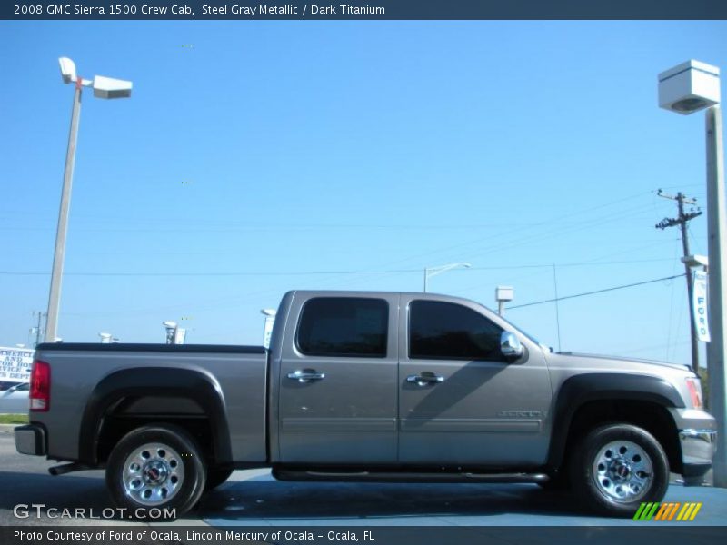 Steel Gray Metallic / Dark Titanium 2008 GMC Sierra 1500 Crew Cab