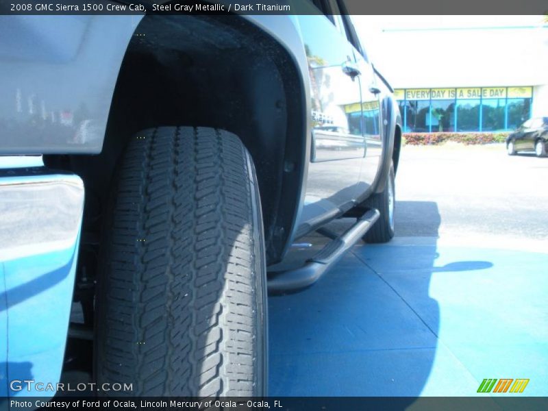 Steel Gray Metallic / Dark Titanium 2008 GMC Sierra 1500 Crew Cab