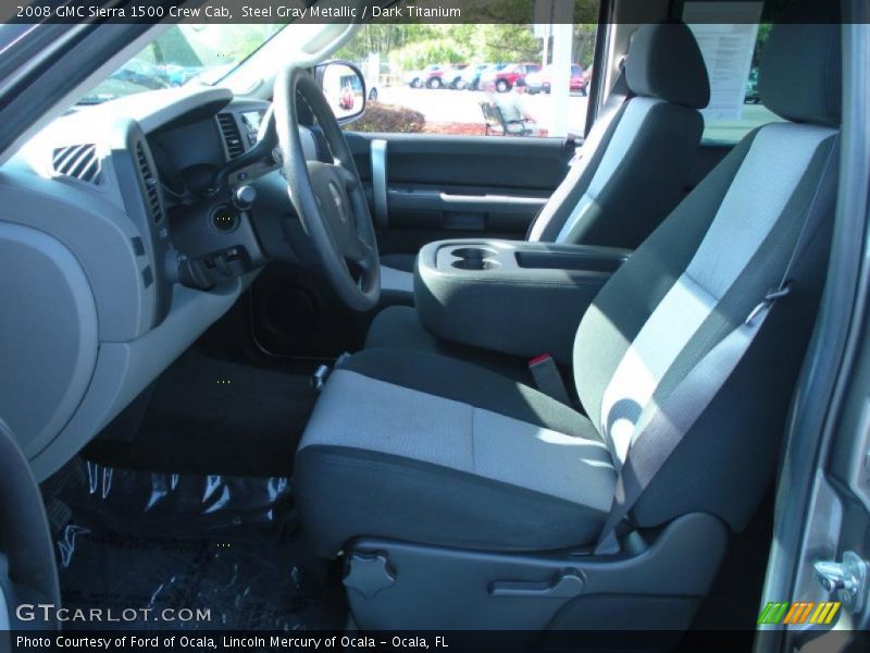 Steel Gray Metallic / Dark Titanium 2008 GMC Sierra 1500 Crew Cab