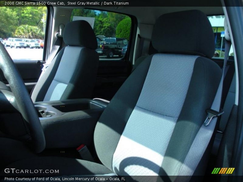 Steel Gray Metallic / Dark Titanium 2008 GMC Sierra 1500 Crew Cab