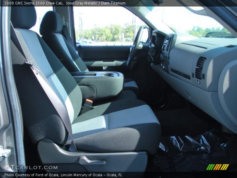 Steel Gray Metallic / Dark Titanium 2008 GMC Sierra 1500 Crew Cab