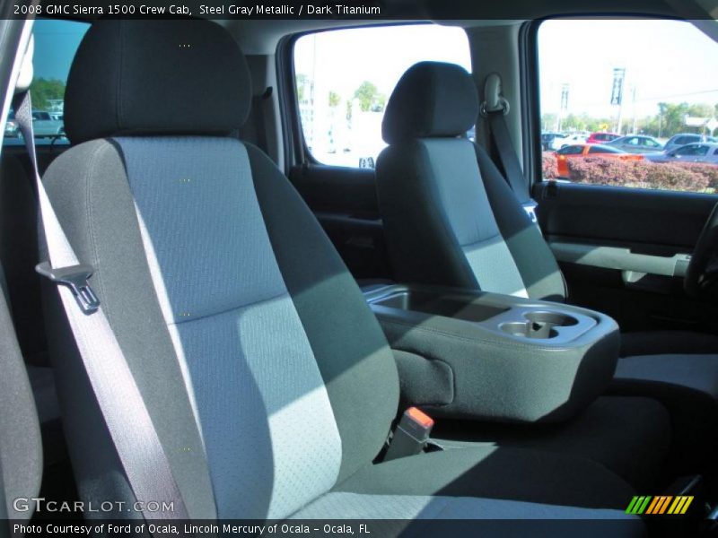 Steel Gray Metallic / Dark Titanium 2008 GMC Sierra 1500 Crew Cab