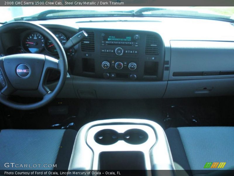Steel Gray Metallic / Dark Titanium 2008 GMC Sierra 1500 Crew Cab