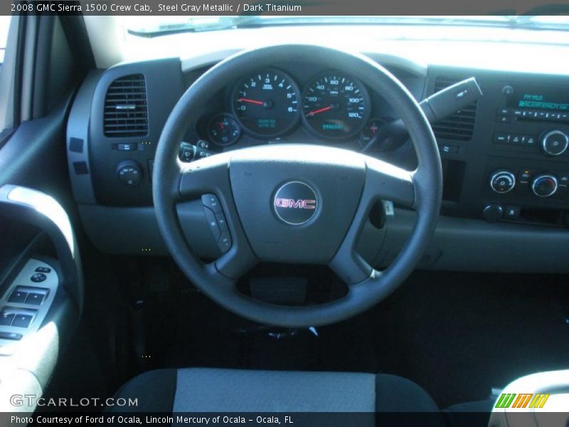Steel Gray Metallic / Dark Titanium 2008 GMC Sierra 1500 Crew Cab