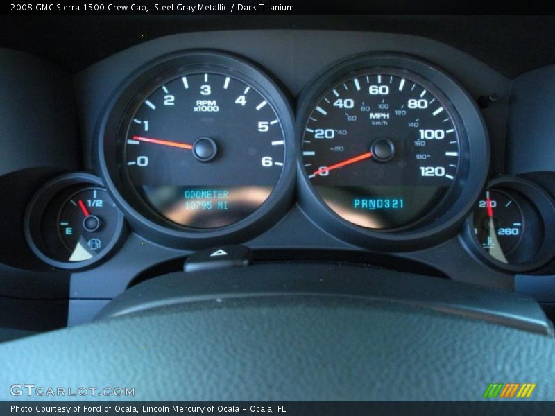 Steel Gray Metallic / Dark Titanium 2008 GMC Sierra 1500 Crew Cab