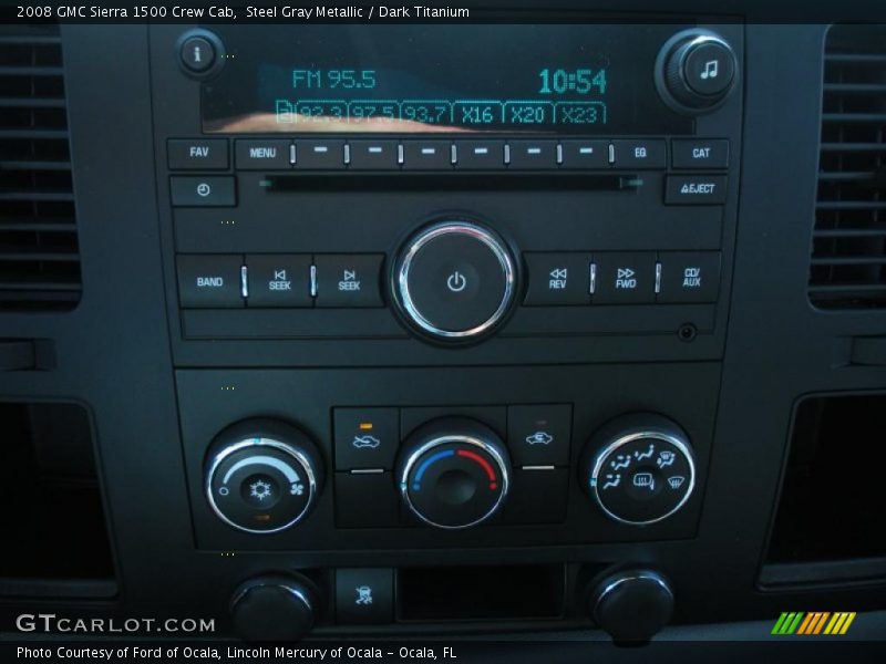 Controls of 2008 Sierra 1500 Crew Cab