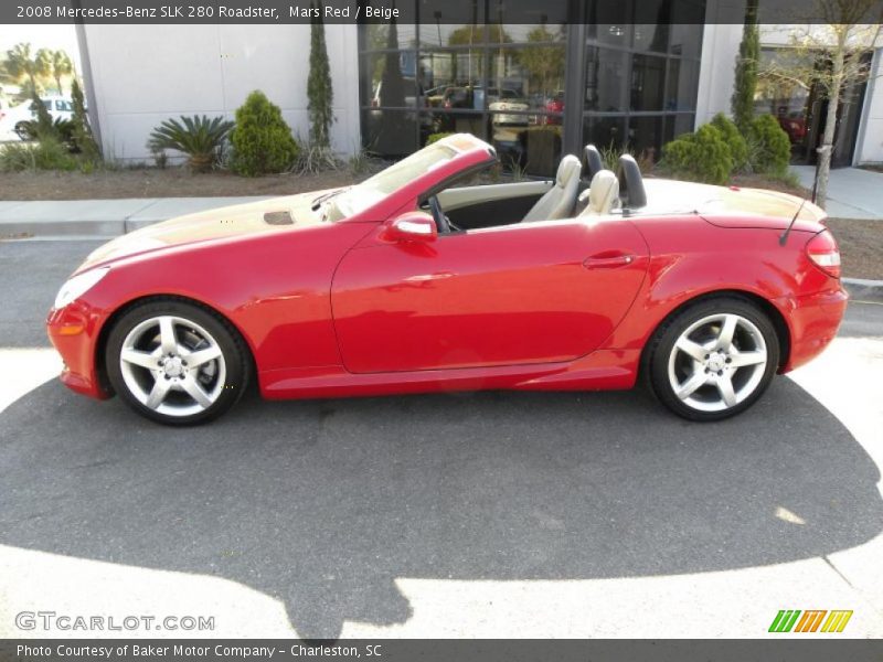  2008 SLK 280 Roadster Mars Red