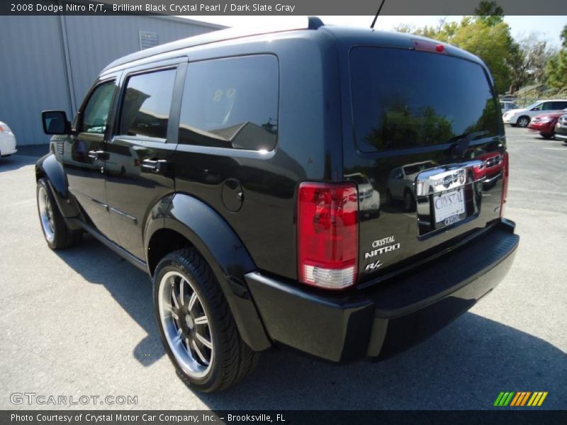 Brilliant Black Crystal Pearl / Dark Slate Gray 2008 Dodge Nitro R/T