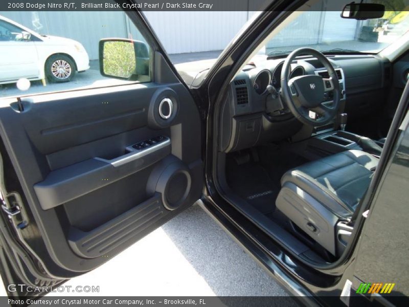 Brilliant Black Crystal Pearl / Dark Slate Gray 2008 Dodge Nitro R/T