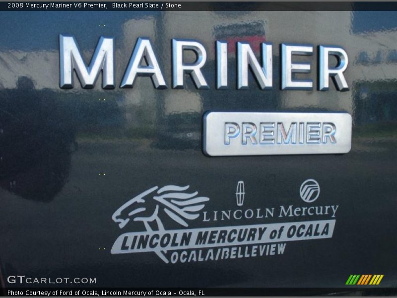 Black Pearl Slate / Stone 2008 Mercury Mariner V6 Premier