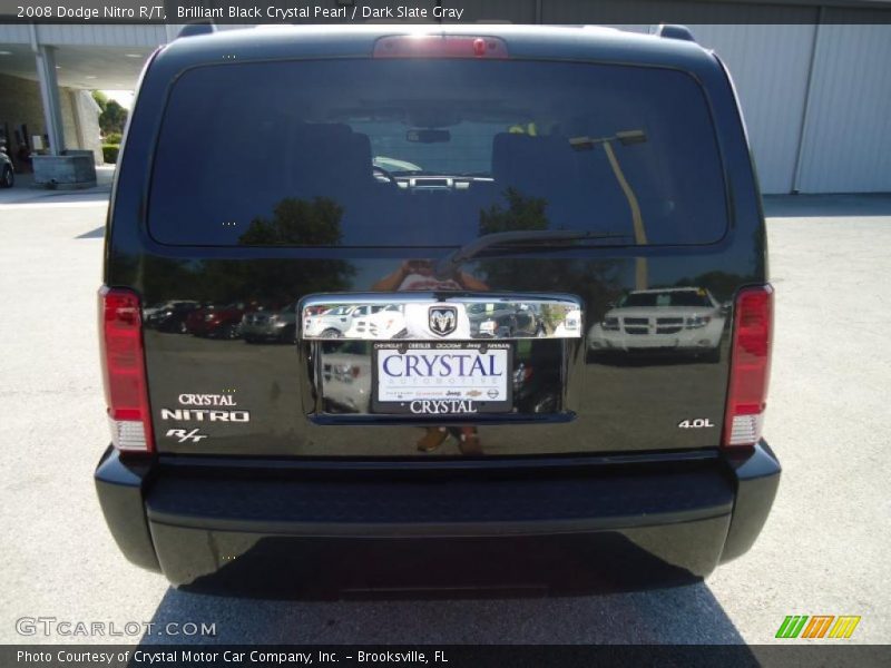 Brilliant Black Crystal Pearl / Dark Slate Gray 2008 Dodge Nitro R/T