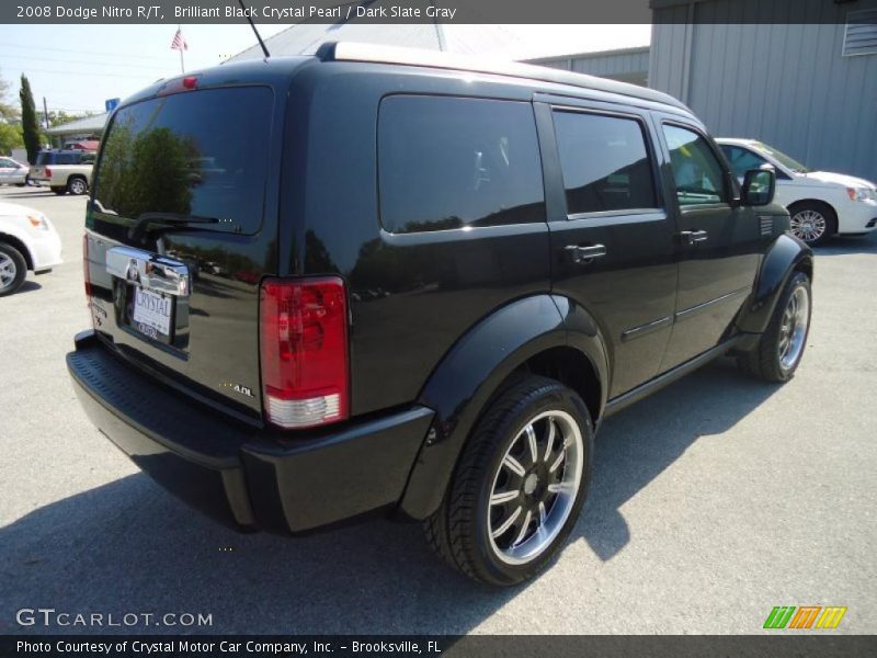 Brilliant Black Crystal Pearl / Dark Slate Gray 2008 Dodge Nitro R/T