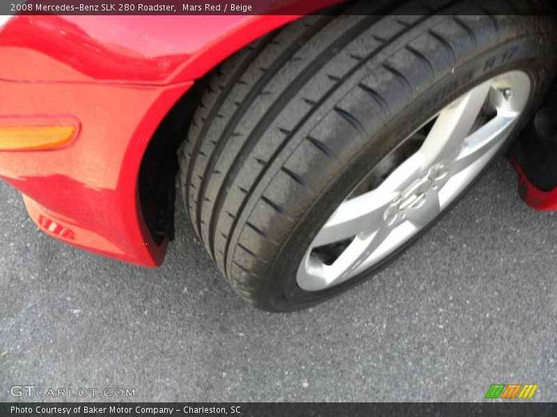 Mars Red / Beige 2008 Mercedes-Benz SLK 280 Roadster