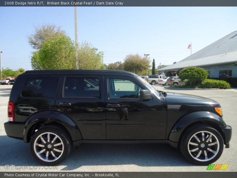 Brilliant Black Crystal Pearl / Dark Slate Gray 2008 Dodge Nitro R/T