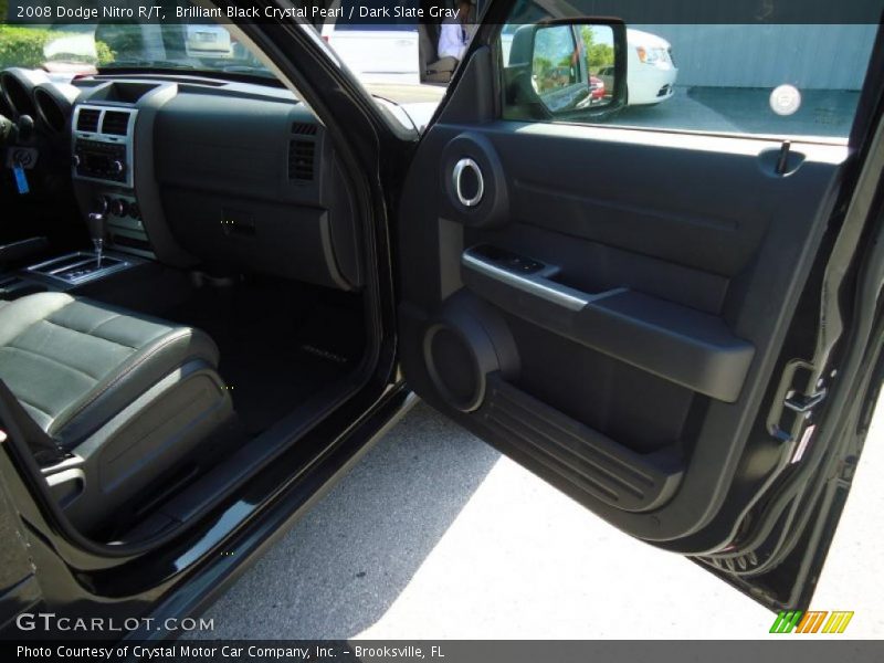 Brilliant Black Crystal Pearl / Dark Slate Gray 2008 Dodge Nitro R/T