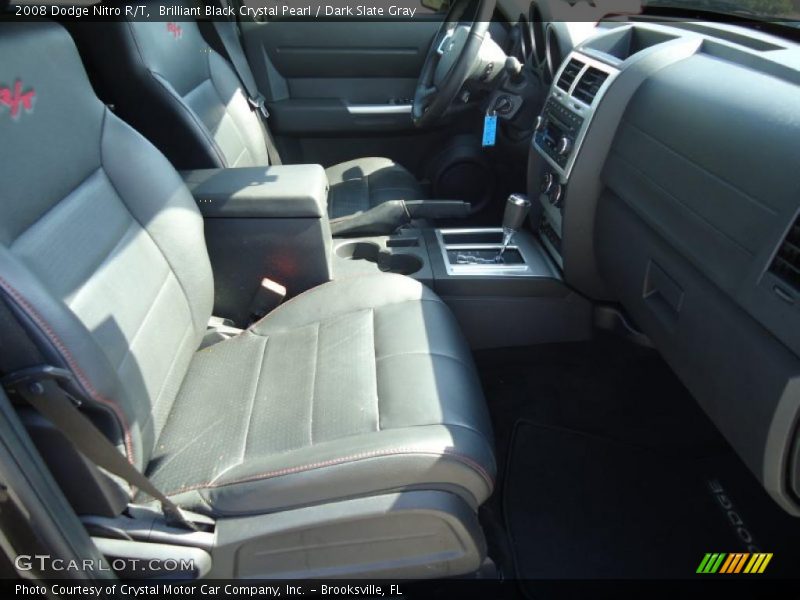 Brilliant Black Crystal Pearl / Dark Slate Gray 2008 Dodge Nitro R/T