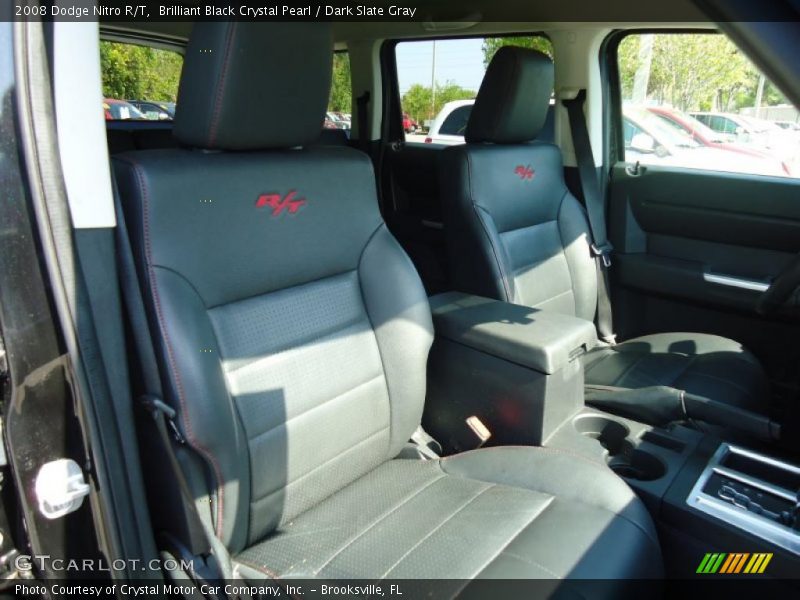 Brilliant Black Crystal Pearl / Dark Slate Gray 2008 Dodge Nitro R/T