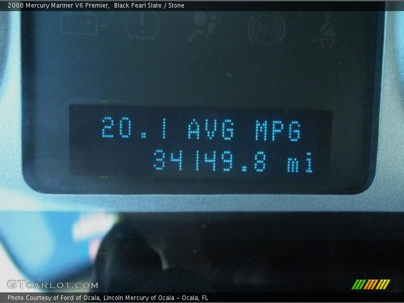 Black Pearl Slate / Stone 2008 Mercury Mariner V6 Premier