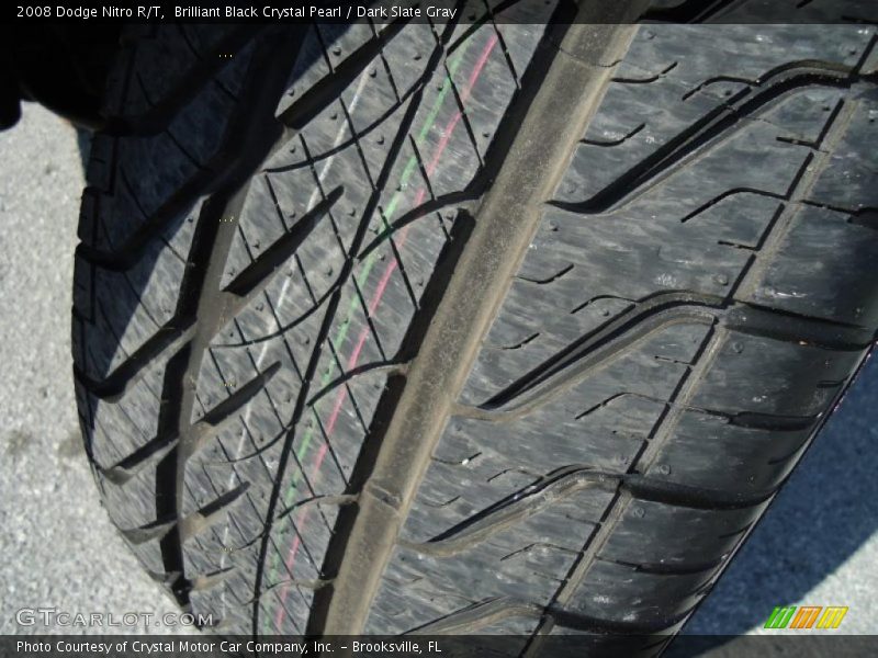 Brilliant Black Crystal Pearl / Dark Slate Gray 2008 Dodge Nitro R/T