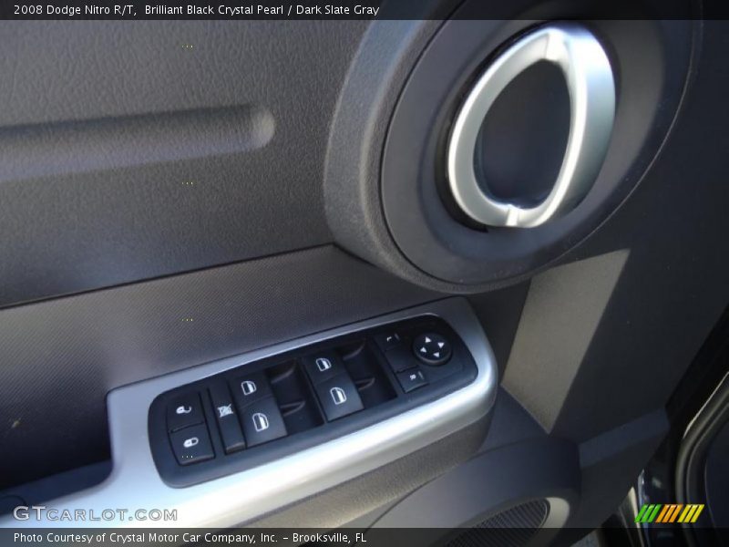 Brilliant Black Crystal Pearl / Dark Slate Gray 2008 Dodge Nitro R/T