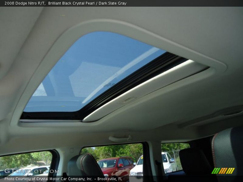 Brilliant Black Crystal Pearl / Dark Slate Gray 2008 Dodge Nitro R/T