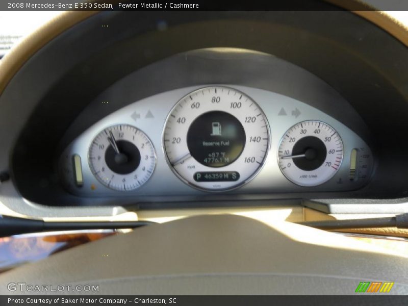 Pewter Metallic / Cashmere 2008 Mercedes-Benz E 350 Sedan