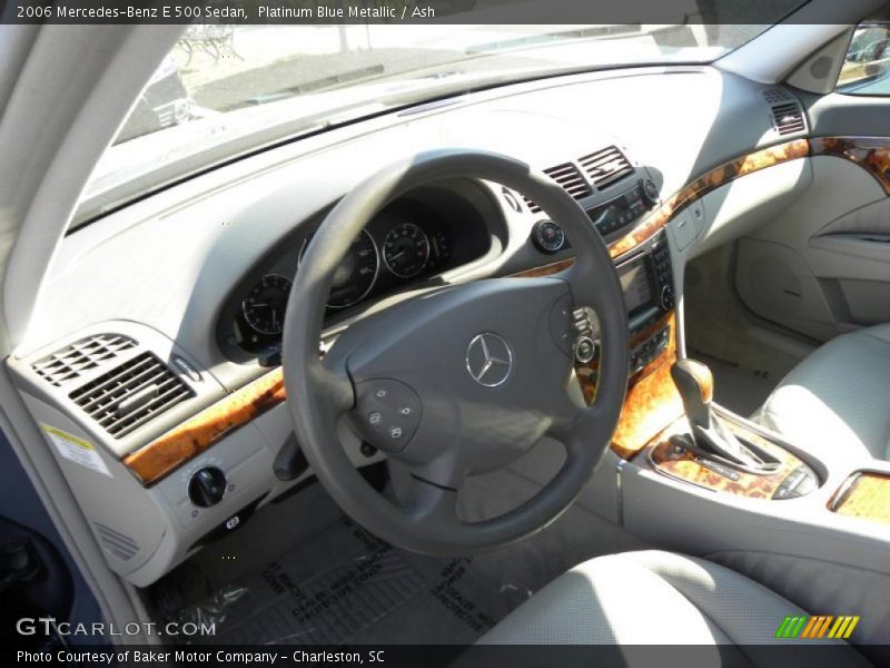 Platinum Blue Metallic / Ash 2006 Mercedes-Benz E 500 Sedan