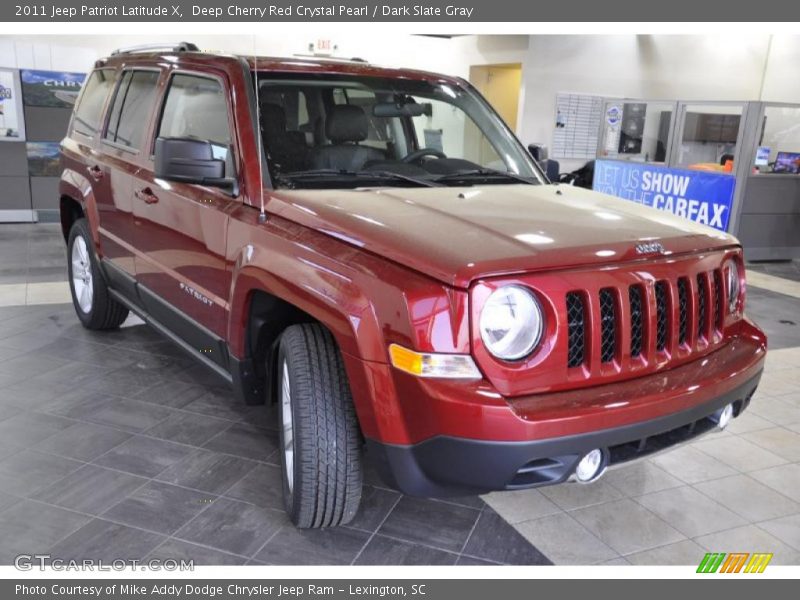 Deep Cherry Red Crystal Pearl / Dark Slate Gray 2011 Jeep Patriot Latitude X
