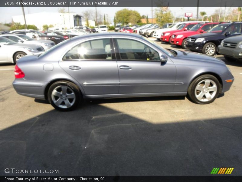 Platinum Blue Metallic / Ash 2006 Mercedes-Benz E 500 Sedan