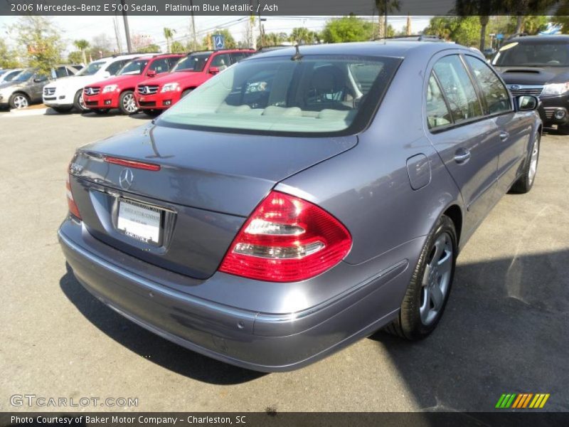 Platinum Blue Metallic / Ash 2006 Mercedes-Benz E 500 Sedan