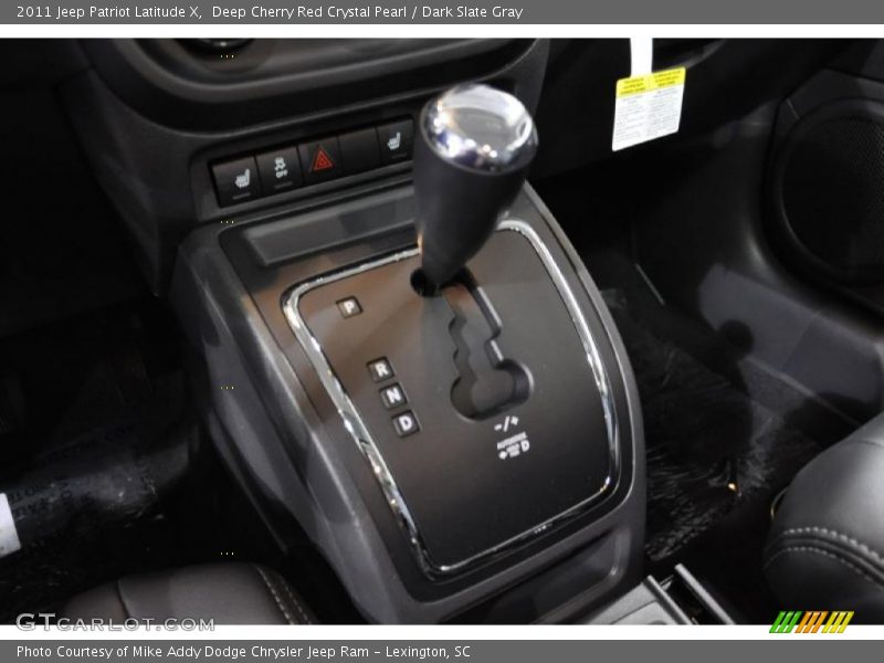  2011 Patriot Latitude X CVT2 AutoStick Automatic Shifter