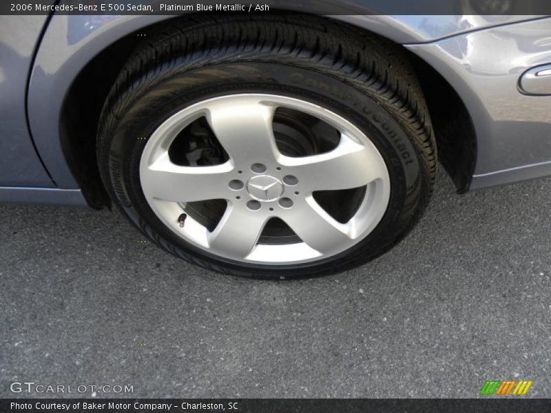 Platinum Blue Metallic / Ash 2006 Mercedes-Benz E 500 Sedan