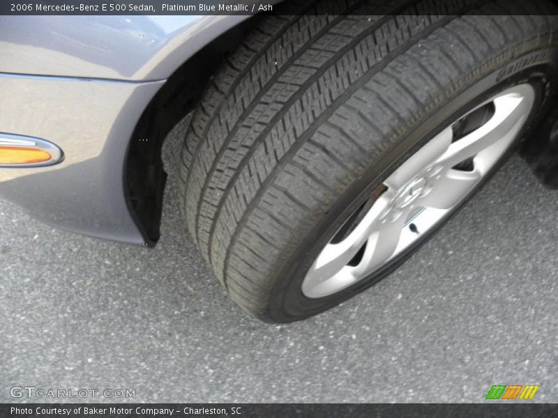 Platinum Blue Metallic / Ash 2006 Mercedes-Benz E 500 Sedan